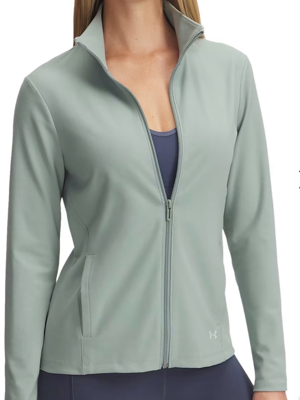 Under Armour Women's Mint Green Full-Zip Utility Jacket